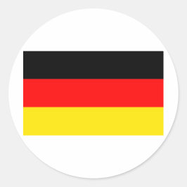 ドイツ国旗ステッカー ラウンドシール