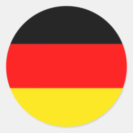 ドイツ国旗ステッカー ラウンドシール