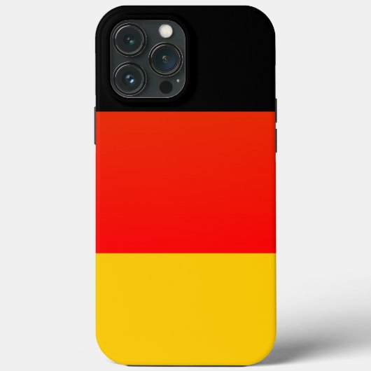 ドイツ国旗ドイツ旗 完全に Case-Mate iPhoneケース (裏面)