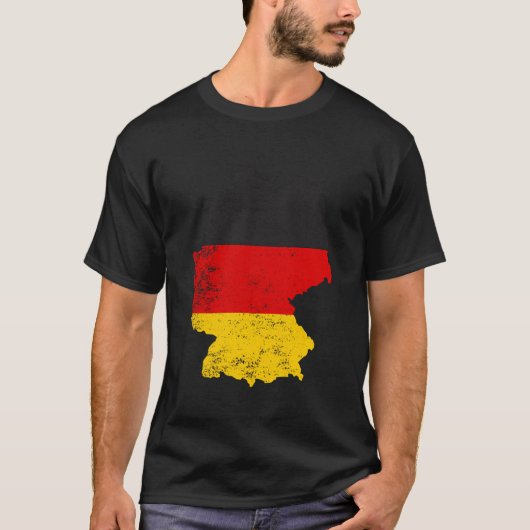 ドイツ国旗ドイツ・ドイツ・プライド Tシャツ (正面)