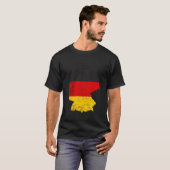 ドイツ国旗ドイツ・ドイツ・プライド Tシャツ (正面フル)