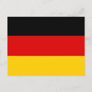 ドイツ国旗ドイツ・愛国的ドイツ ポストカード