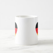 ドイツ国旗ハートコーヒーマグ コーヒーマグカップ (中央)