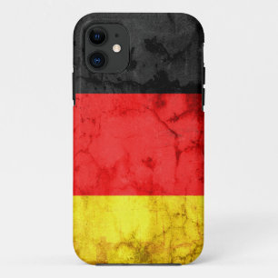 ドイツ国旗ヴィンテージ3 iPhone 11 ケース
