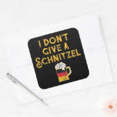 ドイツ国旗与えのビール愛好家ではない スクエアシール (封筒)