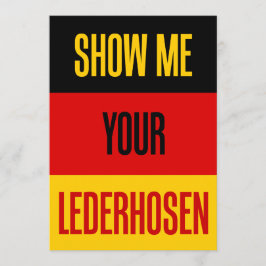 ドイツ国旗招待状 招待状