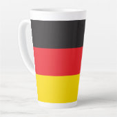 ドイツ国旗 カフェラテマグ (左アングル)