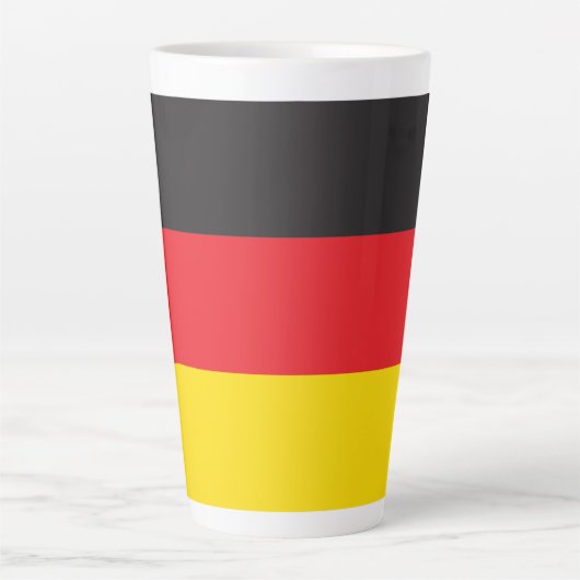 ドイツ国旗 カフェラテマグ (正面)