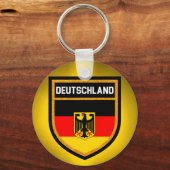 ドイツ国旗 キーホルダー (正面)