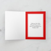 ドイツ国旗 |クリスマスプリン |フェスティバル シーズンカード (内部)