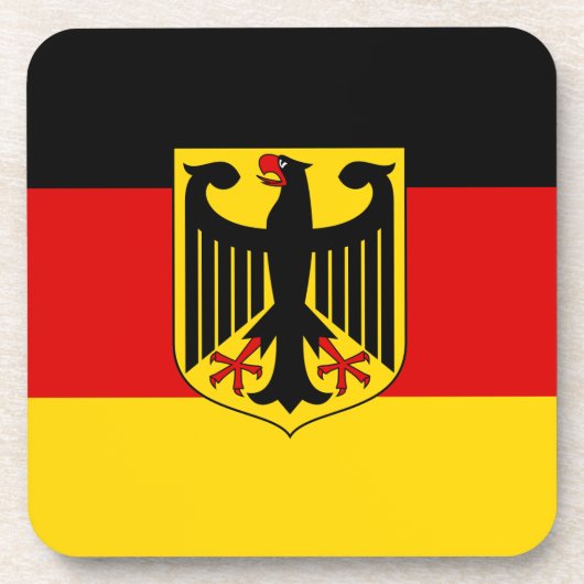 ドイツ国旗 コースター (正面)