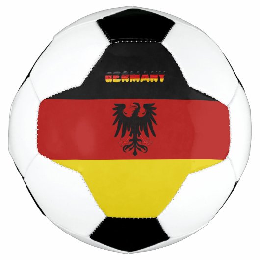 ドイツ国旗 サッカーボール (正面)