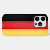 ドイツ国旗 シュヴァルツ・ロート・ゴルト 愛国色 Case-Mate iPhoneケース (裏面 (横))