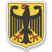 ドイツ国旗 シール (正面)