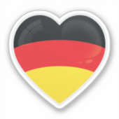 ドイツ国旗 シール (正面)