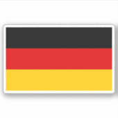 ドイツ国旗 シール (正面)