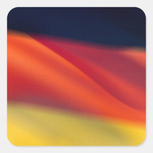 ドイツ国旗 スクエアシール