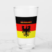 ドイツ国旗  タンブラーグラス (正面)