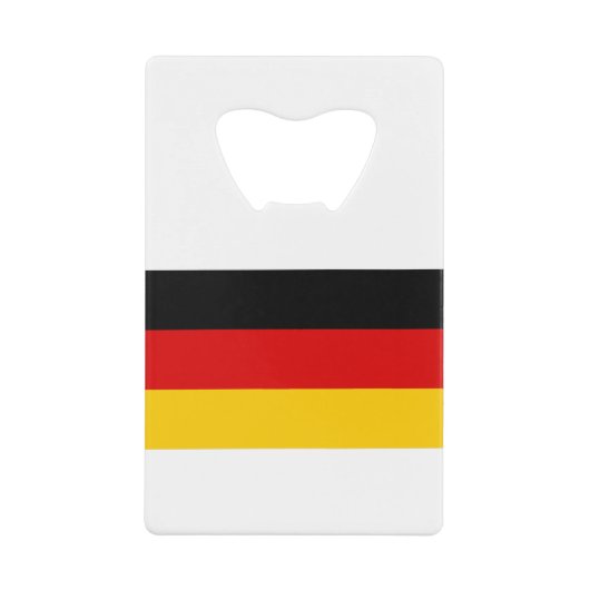 ドイツ国旗 – ドイツ国旗 クレジットカード栓抜き (正面)