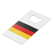 ドイツ国旗 – ドイツ国旗 クレジットカード栓抜き (裏面アングル)
