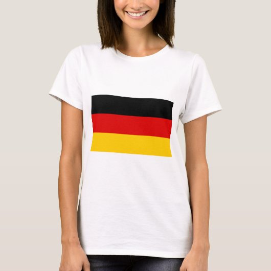 ドイツ国旗(ドイツ)(ドイツ) Tシャツ (正面)