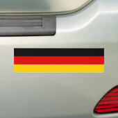 ドイツ国旗 (ドイツ) バンパーステッカー (車上)