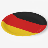 ドイツ国旗 – ドイツ ペーパープレート (アングル)