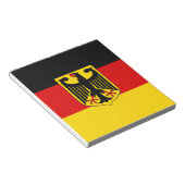 ドイツ国旗 ノートパッド (アングル)
