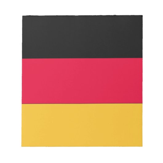 ドイツ国旗 ノートパッド (正面)