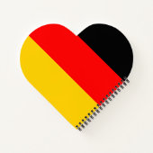 ドイツ国旗 ノートブック (裏面)