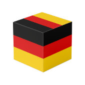 ドイツ国旗 フォトキューブ (裏面アングル)
