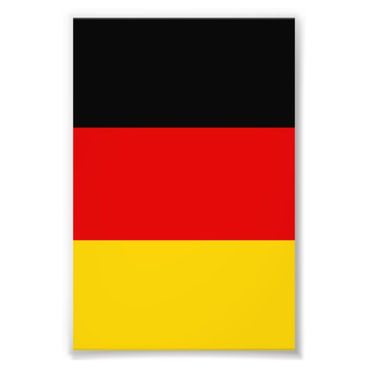 ドイツ国旗 フォトプリント            (正面)