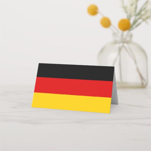 ドイツ国旗 プレイスカード (正面)
