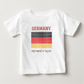 ドイツ国旗 ベビーTシャツ (正面)