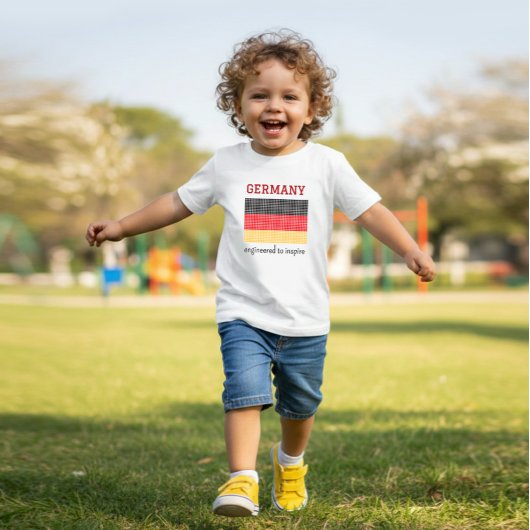 ドイツ国旗 ベビーTシャツ