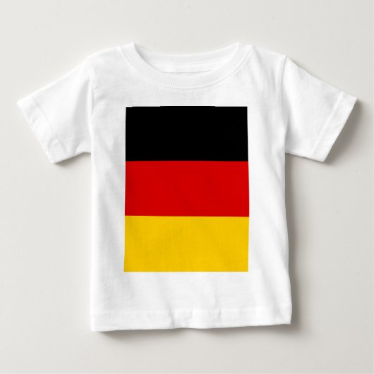 ドイツ国旗 ベビーTシャツ (正面)