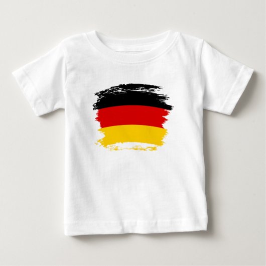 ドイツ国旗 ベビーTシャツ (正面)