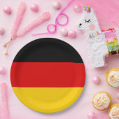 ドイツ国旗 ペーパープレート (パーティー)