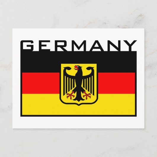 ドイツ国旗 ポストカード (正面)