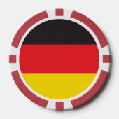 ドイツ国旗 ポーカーチップ (正面)