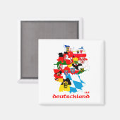 ドイツ国旗 マグネット (正面/裏面)