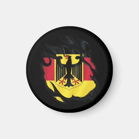 ドイツ国旗 マグネット (正面)