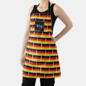 ドイツ国旗 |モノグラム |ドイツ語 エプロン (インサイチュ)