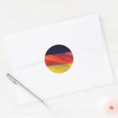 ドイツ国旗 ラウンドシール (封筒)