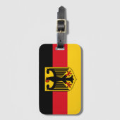 ドイツ国旗 ラゲッジタグ (正面縦)
