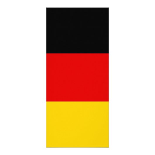ドイツ国旗 ラックカード (正面)