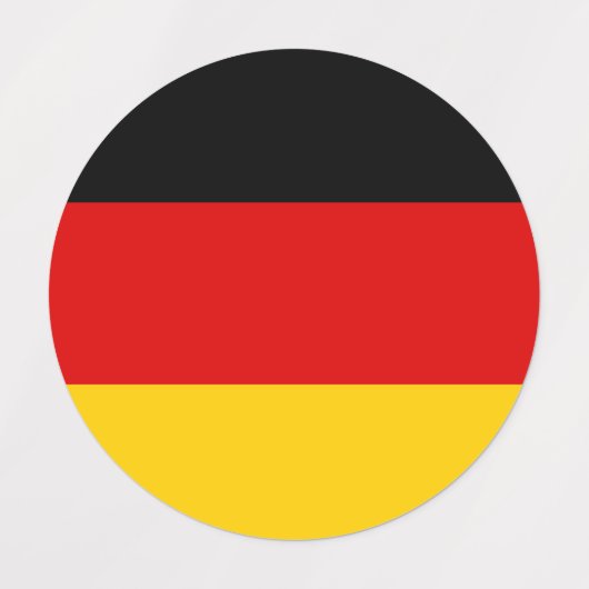 ドイツ国旗 ラベル (デザイン2)
