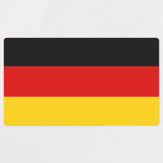 ドイツ国旗 ラベル (デザイン1)