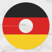 ドイツ国旗 ワイングラスタグ (正面)