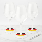 ドイツ国旗 ワイングラスタグ (セット)